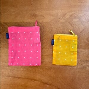 Set of 2 small Baggu zipper pouches